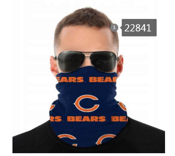 2021 NFL Chicago Bears #85 Dust mask with filter->nfl dust mask->Sports Accessory